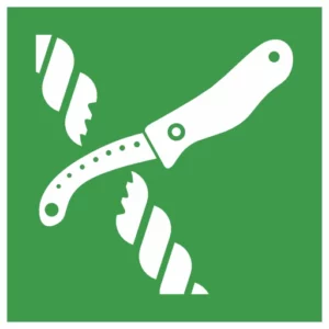 nóź do liny tratwy ratunkowej