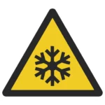 ostrzeżenie przed niską temperaturą warunkami zamarzania