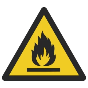 niebezpieczeństwo pożaru substancje łatwopalne